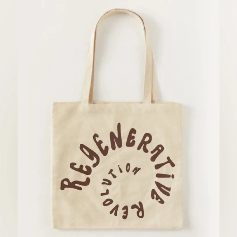 CHRISTY DAWN Tote Bag Regenerative Revolution Pockets Inside & Out Canvas